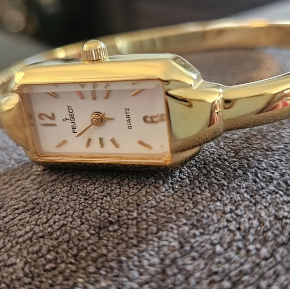 Peugeot Women's Gold Bangle Watch - Picture 6 of 7